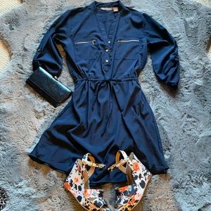 Navy Blue Dress